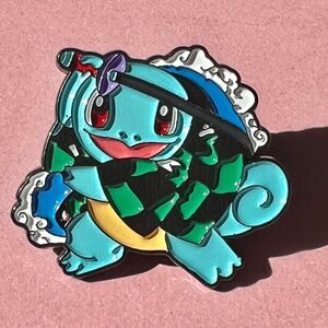 Squirtle/Tanjiro Pokemon Enamel Pin